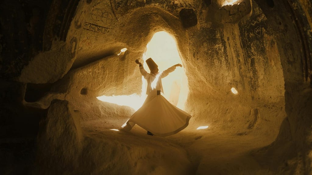 Sufi dance. The Sufis are one of the most interesting religions. They strongly believe in spiritual dreams.