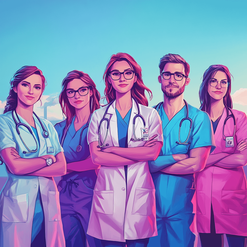 A community of healthcare workers forming behind the idea of funny medical blog