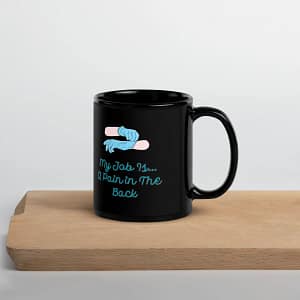 Black Glossy Mug