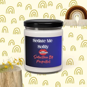 Scented soy candle