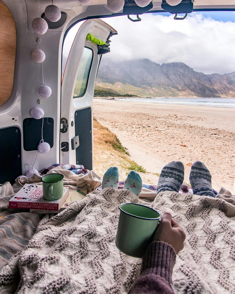 Take the road and wake up somewhere new because the environment of slow mornings is all there has to be.